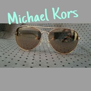 Michael Kors pink/ rose gold Aviators
